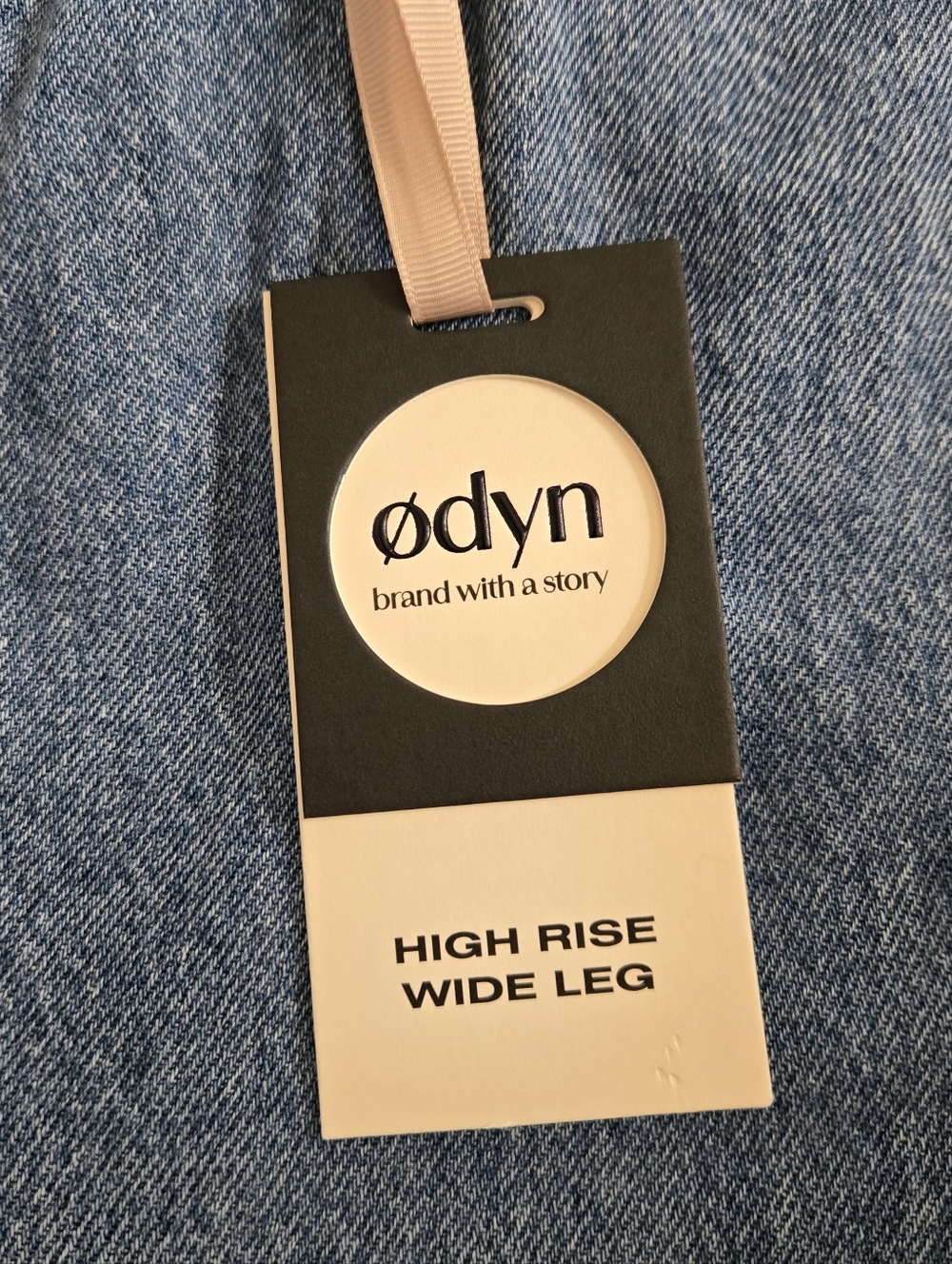 Odyn High Rise Wide Leg Jeans Size 8. Elastic Waist - Picture 7 of 10